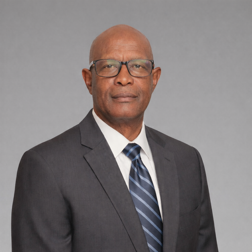 Candidat FCDA devant la mairie des Abymes